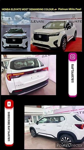 HONDA ELEVATE most demanding colour Platinum white Pearl Most bookings have been done in this color