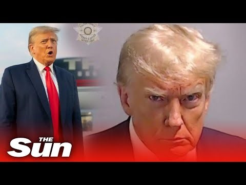 Donald Trump’s mugshot released after arrest on 'conspiracy charges' in Georgia