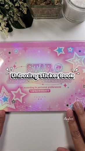 Unboxing Sticker Book 💖 #unboxing #sticker #scrapbook