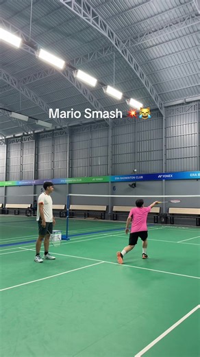 Mario Smash Badminton Action at ERA Badminton Club