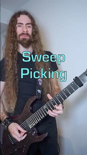 How to Sweep Pick, step by step #guitar