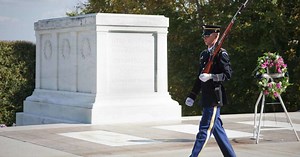 What happens if you try to touch the Tomb of the Unknown Soldier