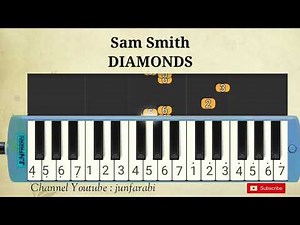Sam Smith - DIAMONDS - pianika tutorial
