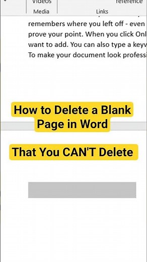 How to Delete a Blank Page in Word that You CAN’T Delete