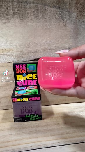 Looking for a fidget toy for yourself or your kids? 🥰 Nee Doh nice cubes are the perfect squish and make great gifts! These cubes are super stretchy and fun to play with! Check out our entire selection of Nee Doh toys at one of our stores! #needoh #needohball #needohstressball #squishy #fidgettoys #kidstoys #reels #craftwearhouse #nicecube | Craft Warehouse