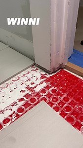 How to properly tile around the door frames. #diy #tools #work #remodel #entrepreneur #construction #realestate #tile #tileinstallation #hardwork #work | WINNI