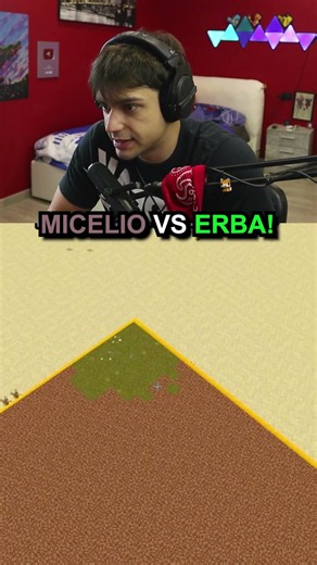 Micelio VS Erba! #minecraft #shorts