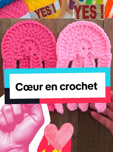 Cœur en crochet facile pour la déco