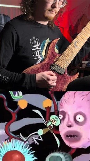 The fly of despair 👖 #aftertheburial #kieselguitars #spongebob