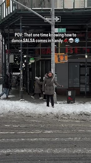(18+) Latin Events & Experiences ❤️‍🔥 on Instagram: "POV: That one time knowing how to dance SALSA comes in handy 💃🏻🪩 ❄️"