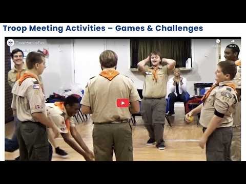 Troop Retention - Activities (Games and Challenges)