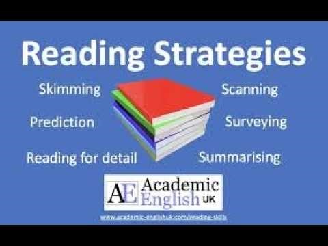Academic reading strategies | How to read an academic text