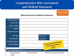 Risk Assessment and Method Statement Word Template - H&S Editable | RAMS Template | Construction Rams | Method Statement for Construction - Etsy UK