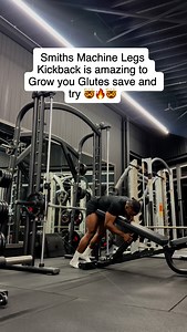 Legs Kickback on smiths machine is amazing to grow your Glutes 🤯🔥🤯 | Errol fit