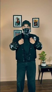 Las Vegas Raiders Antonio Pierce Black Varsity Jacket | Game Day Style | Up to 50% OFF