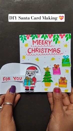 STUNNING Handmade Christmas POP UP CARD!