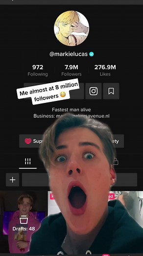 Markie Lucas Almost at 8 Million Followers