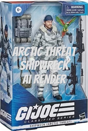 Arctic Threat Shipwreck AI Render - GI Joe Classified Series