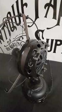 Professionally Restored 1904 12" GE Pancake Desk Fan Kim Frank Custom Finish