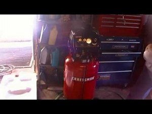 Craftsman 20 Gallon Air Compressor Unboxing