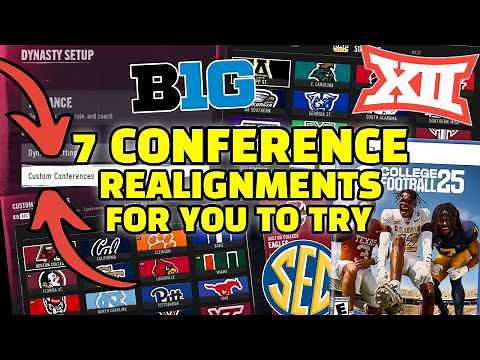 CONFERENCE REALIGNMENT for CFB 25 - College Football 25