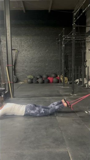 Prone banded hamstring curl