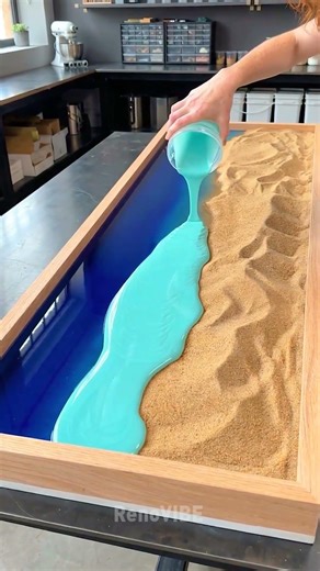Make Your OWN AMAZING Epoxy SEA Table🌊