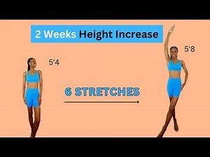6 HOW TO GROW TALLER EXERCISES // Over 3 inch height increase + tips (DAY 5)
