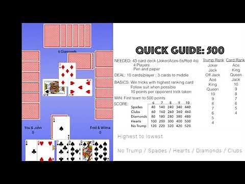 How to Play 500