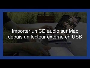 Import an audio CD to Mac from an external USB drive