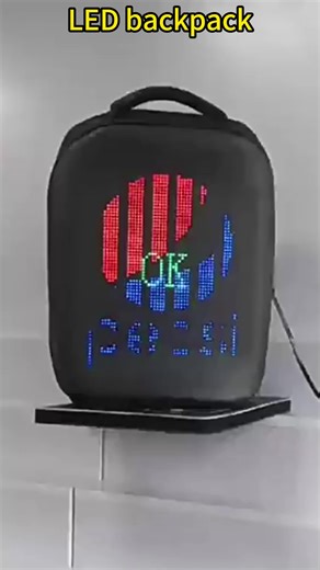 Party Digital Led Bag Multifunction Backpack Custom Mini IOS Android Phone App Wireless Edit Message Waterproof LED Backpack