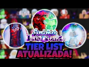 CHEGARAM NOVOS METAS!! CONFERINDO A TIER LIST ATUALIZADA DO ANIME LAST STAND! ROBLOX
