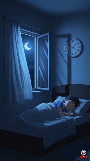 He Was Sleeping Alone… But Someone Was Beside Him 😨 #HorrorShorts #scarystories