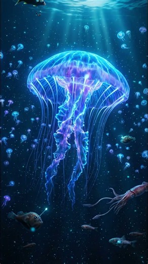 The Glowing Jellyfish Kingdom ✨🪼 | The Ocean's Most Magical Light Show