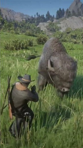 First time hunting bison in RDR2 #rdr2online