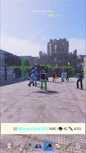 Picking Up Lunaria in Rust Console