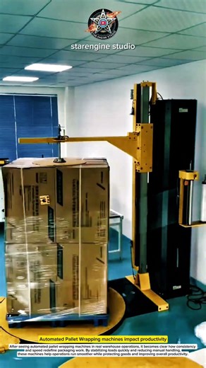 Automated Pallet Wrapping machines impact productivity #machines