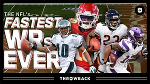 Fastest wide receivers of all time | NFL Throwback