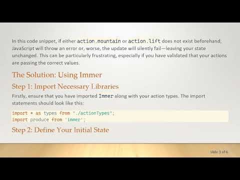 How to Manage Nested Objects in React Native with Immer and Redux