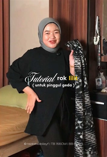 Tutorial Rok Lilit untuk Pinggul Besar: Gaya dan Tips