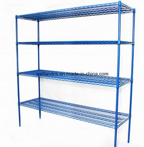 [Hot Item] Custom Epoxy Steel Wire Shelf Installation Freezer Shelvings Storage Room Racks System
