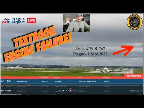 DELTA 767 TEXTBOOK Engine Failure on Takeoff - Prague/JFK