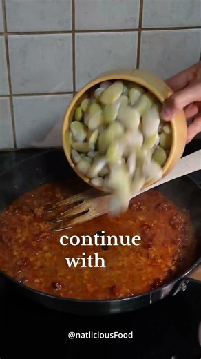 Creamy Harissa Butter Beans! #food #beans #veganuary #veganrecipes