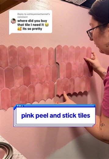 Transform Your Kitchen with Pink Peel and Stick Tiles