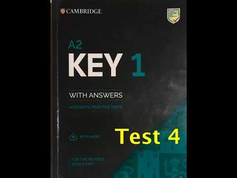 A2 Key Book 1Test 4 Listening | Cambridge KET Practice Test with Answers