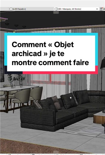 Comment « Objet archicad » je te montre comment faire #architecture #designer #elciconcept