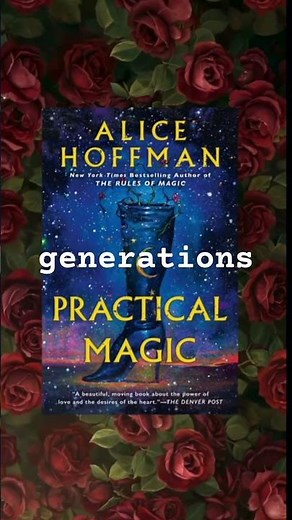 Read the Practical magic ￼#booktube #practicalmagic #booktok