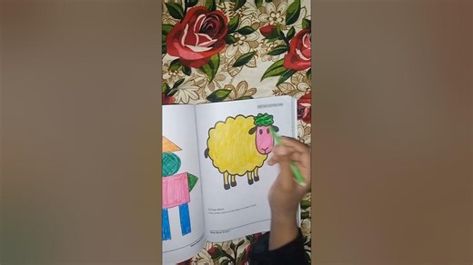 Shapes to Sheep Drawing | Easy Sheep Drawing Using Simple Shapes