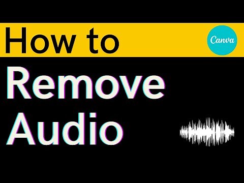 How to Remove Audio From Video Using Canva | Mute Audio in Canva | 2022 |#canva #canvatutorial