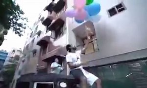 YouTuber arrested for making dog fly with helium balloons